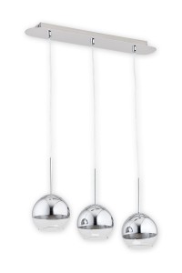 Nowoczesna lampa wisząca z kloszami COLOROS 1O2543 W3 CH/Le