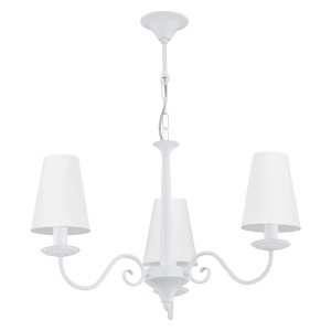 Stylowy żyrandol klasyczny ASTOR 2S 1O2893 W3 BIA/2S/Le