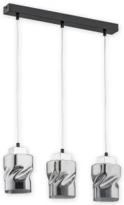 Potrójna elegancka lampa do salonu MERO 1O2963 W3 CZA/CH/Le   