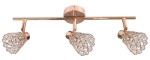 Złoty 3-ramienny plafon z kryształkami GLOSE 193-00453/C  