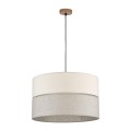 5773.jpg lniana duza lampa wiszaca z abazurem