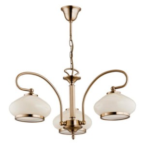 Klasyczny potrójny żyrandol do pokoju ASTERA 13321/AA 3-ramienny 