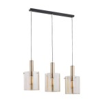 Potrójna lampa ze szklanymi kloszami CELINO 162161/AA 3-punktowa  