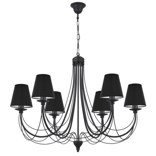 duzy-czarny-zyrandol-klasyczny-z-czarnymi-abazurami