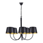 Elegancka stylowa lampa salonowa SASETE 14336/KA 5-ramienny  
