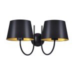 Podwójny elegancki kinkiet na ścianę SASETE 14338/KA 