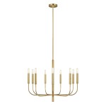 Nowoczesny żyrandol świecznikowy złoty BREINA FE/B1RIANNA9/BB/EL