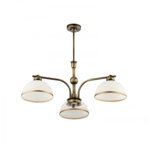 Klasyczny żyrandol do kuchni patyna MONTE 11163 MN 3/J 3-płomienny 