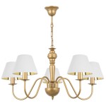 5-punktowy żyrandol do jadalni w stylu art deco GOLDSUN 1S 1336G/17/62