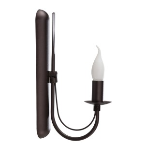 Brązowy kinkiet świecznikowy JEWESA 12047/24