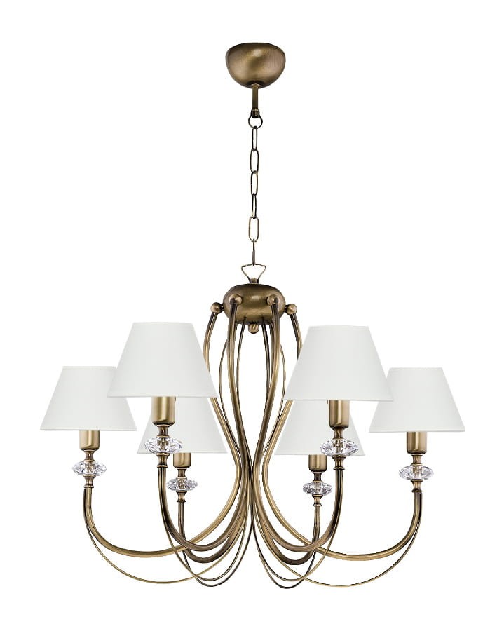 patynowany-zyrandol-z-krysztalkami